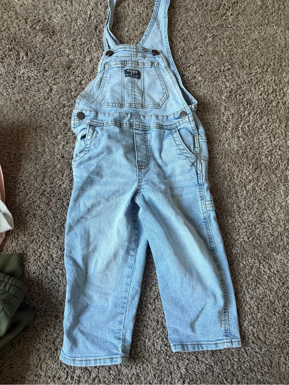 OshKosh B'gosh Light Blue Denim Overalls